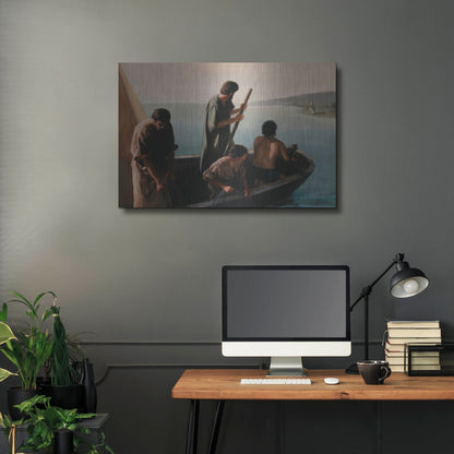 Luxe Metal Art 'Christ Calling To Disciples' by David Lindsley, Metal Wall Art,36x24