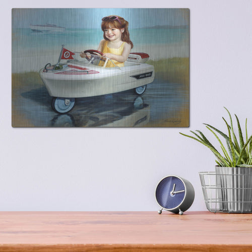 Luxe Metal Art '1968 Murray Jolly Rodger' by David Lindsley, Metal Wall Art,16x12