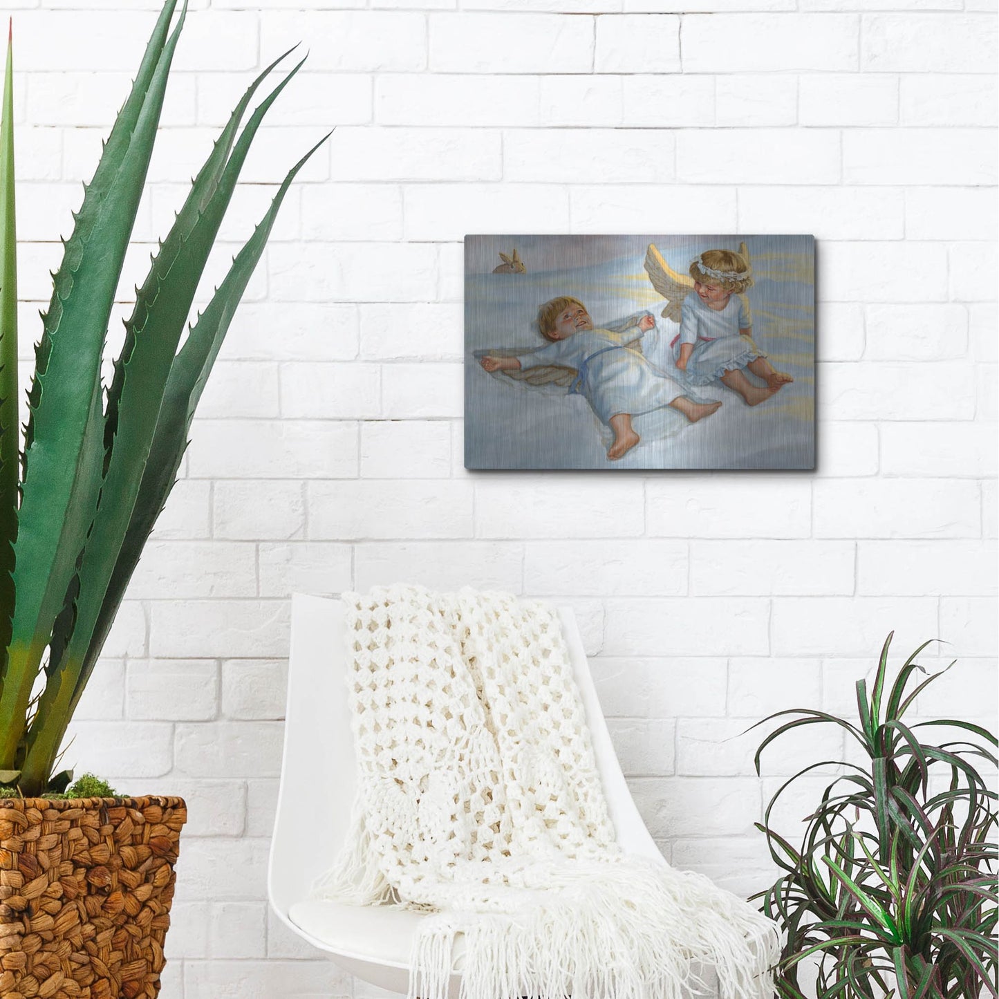 Luxe Metal Art 'December' by David Lindsley, Metal Wall Art,16x12