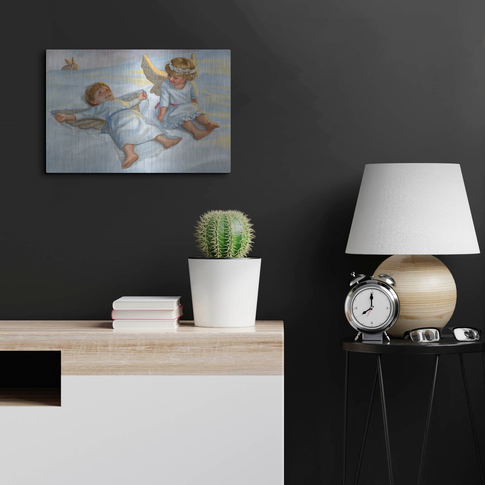 Luxe Metal Art 'December' by David Lindsley, Metal Wall Art,24x16