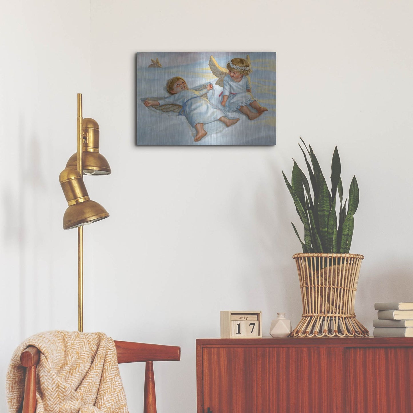 Luxe Metal Art 'December' by David Lindsley, Metal Wall Art,24x16