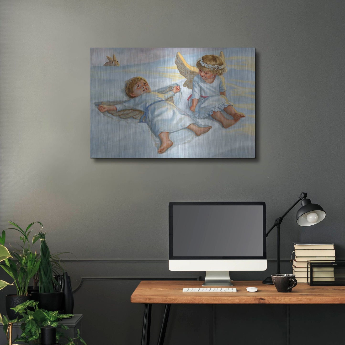 Luxe Metal Art 'December' by David Lindsley, Metal Wall Art,36x24