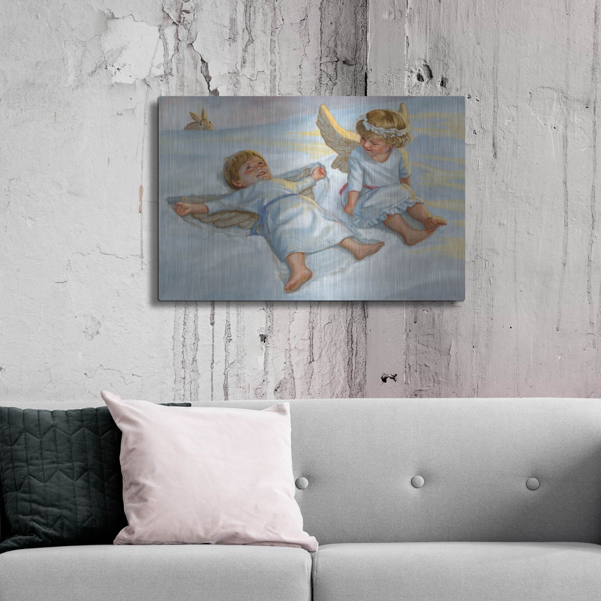 Luxe Metal Art 'December' by David Lindsley, Metal Wall Art,36x24