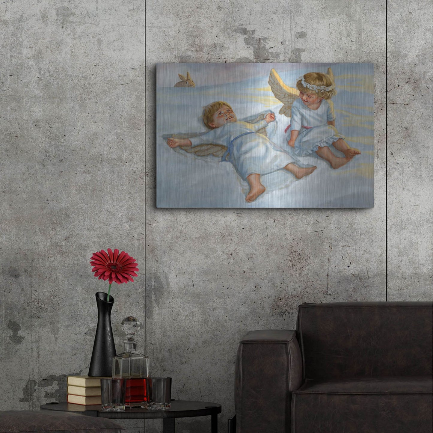 Luxe Metal Art 'December' by David Lindsley, Metal Wall Art,36x24