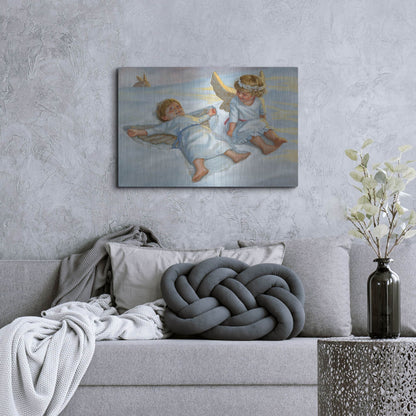 Luxe Metal Art 'December' by David Lindsley, Metal Wall Art,36x24