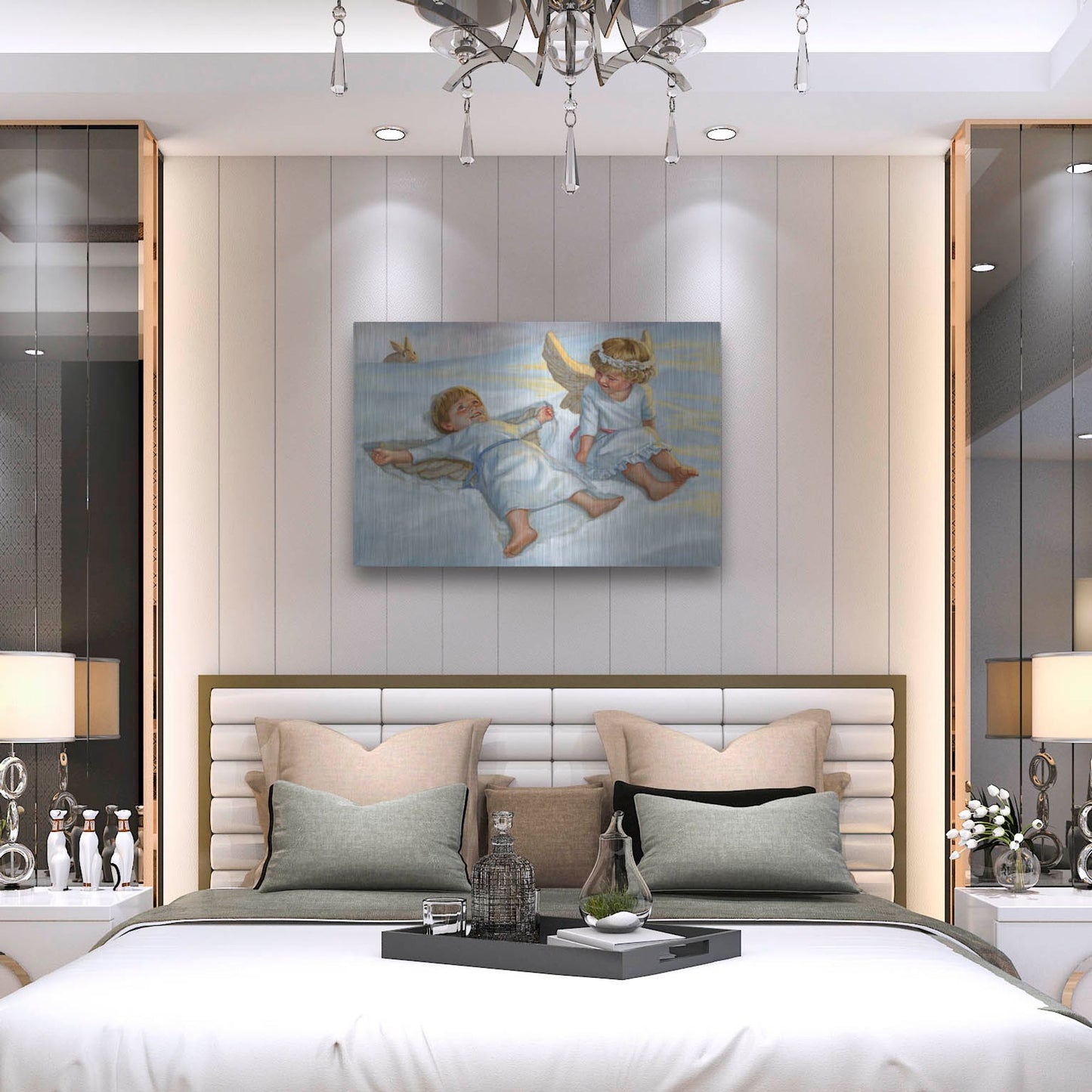 Luxe Metal Art 'December' by David Lindsley, Metal Wall Art,36x24