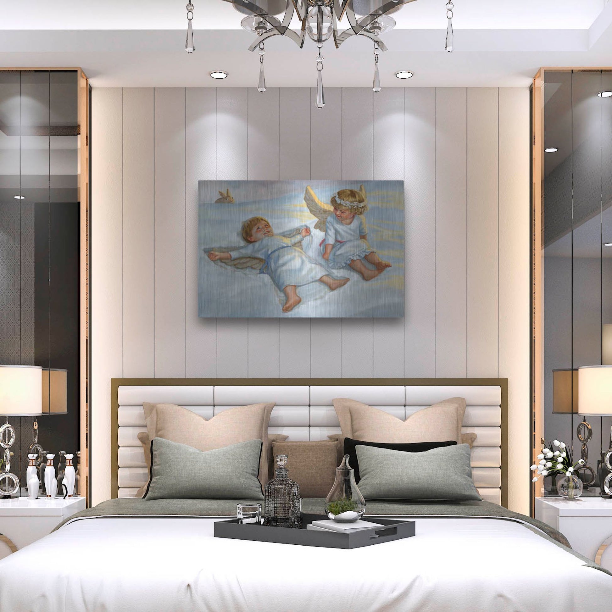 Luxe Metal Art 'December' by David Lindsley, Metal Wall Art,36x24