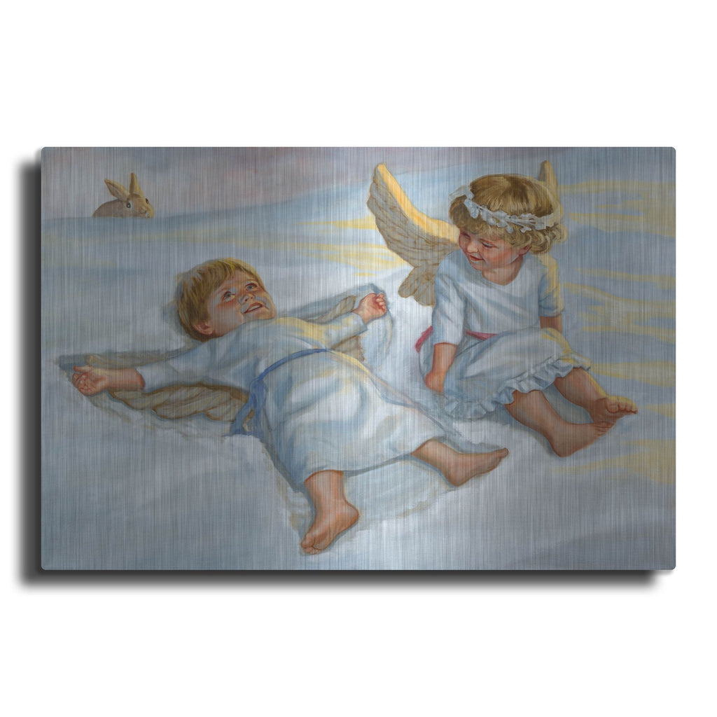 Luxe Metal Art 'December' by David Lindsley, Metal Wall Art