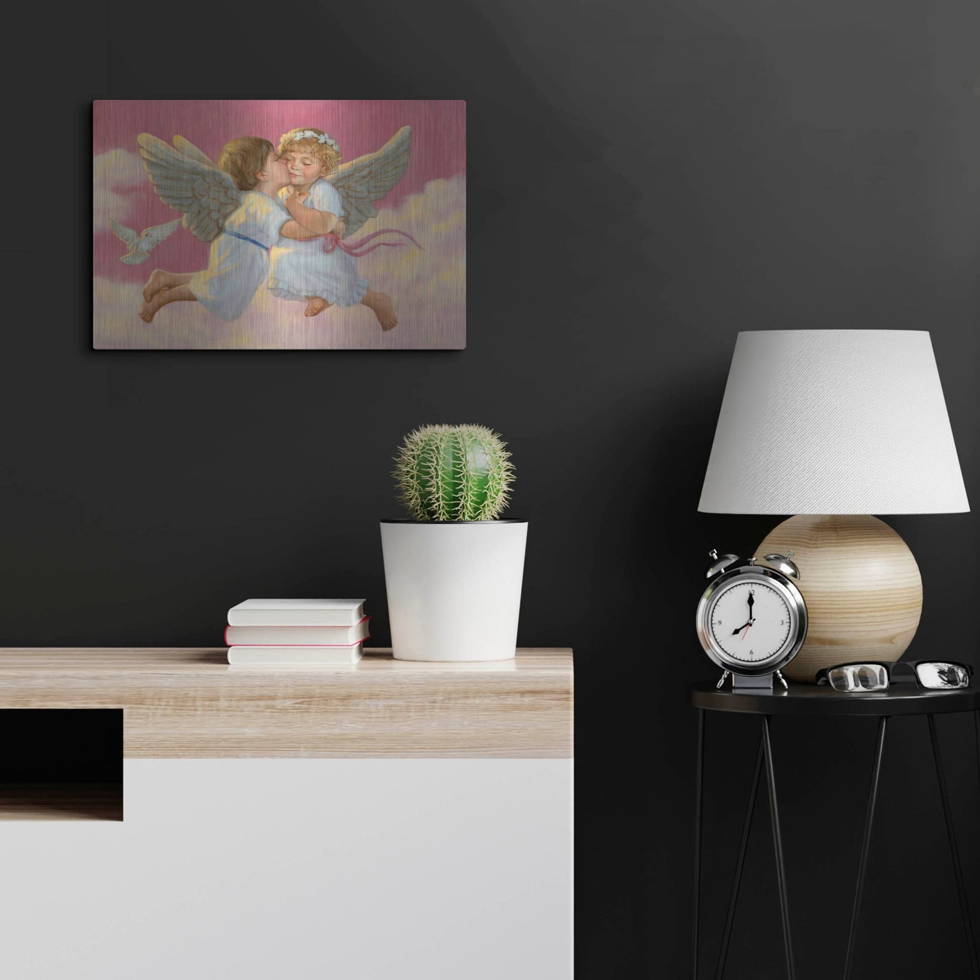 Luxe Metal Art 'February' by David Lindsley, Metal Wall Art,24x16