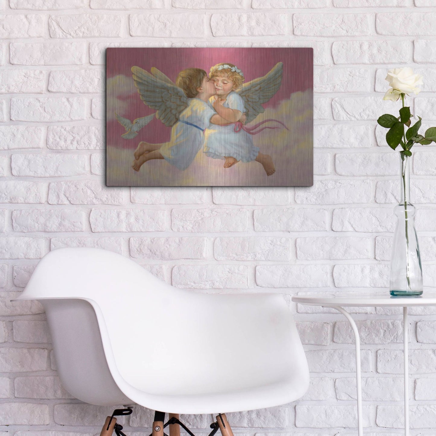 Luxe Metal Art 'February' by David Lindsley, Metal Wall Art,24x16