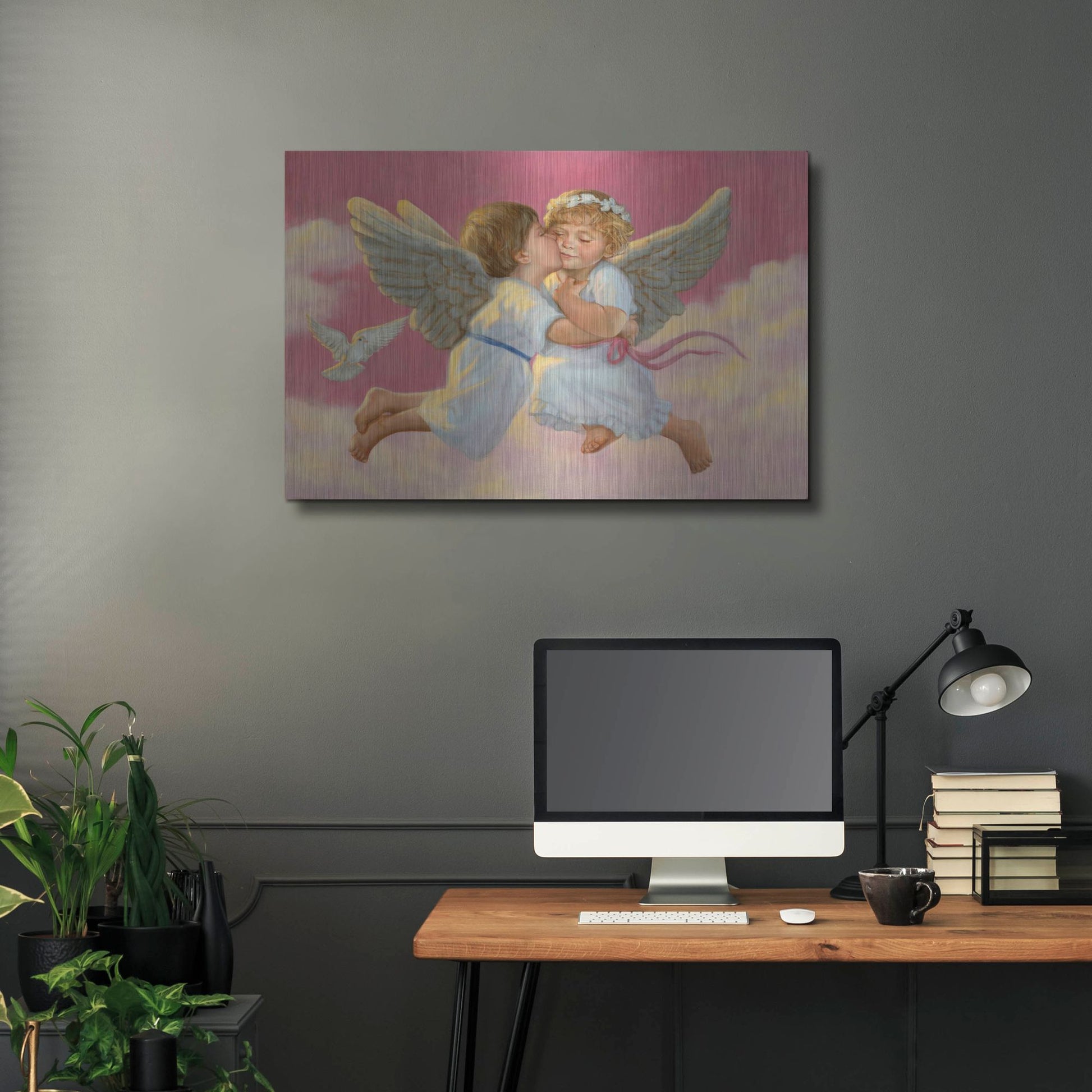 Luxe Metal Art 'February' by David Lindsley, Metal Wall Art,36x24