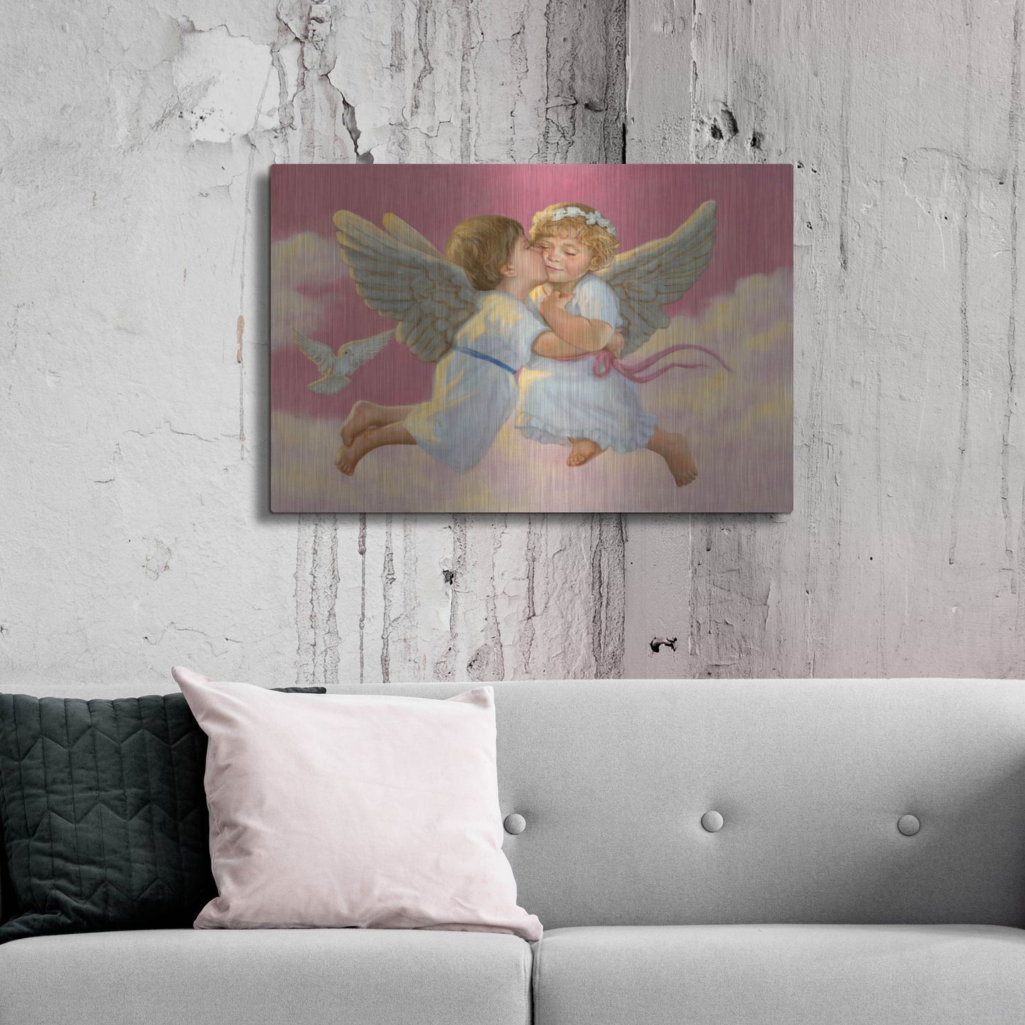Luxe Metal Art 'February' by David Lindsley, Metal Wall Art,36x24