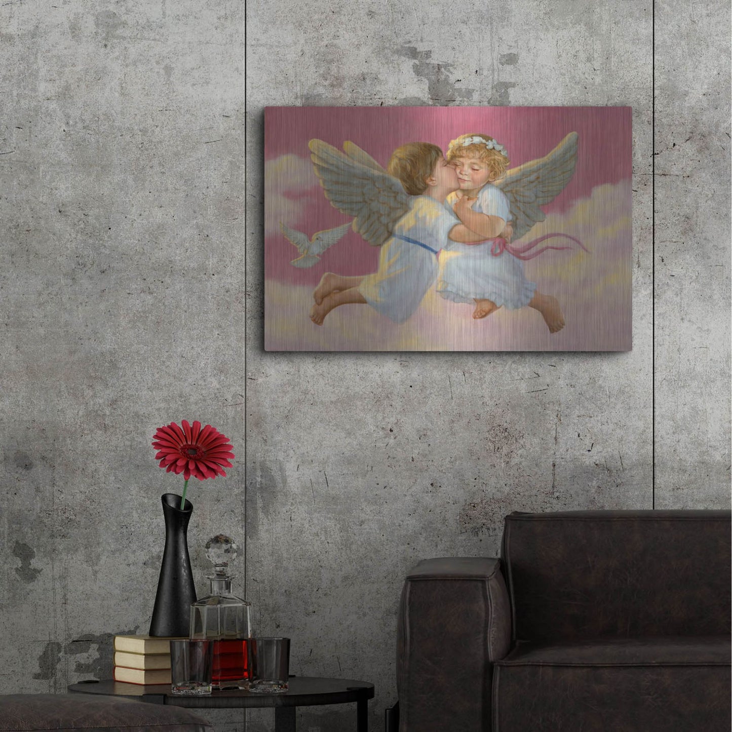 Luxe Metal Art 'February' by David Lindsley, Metal Wall Art,36x24