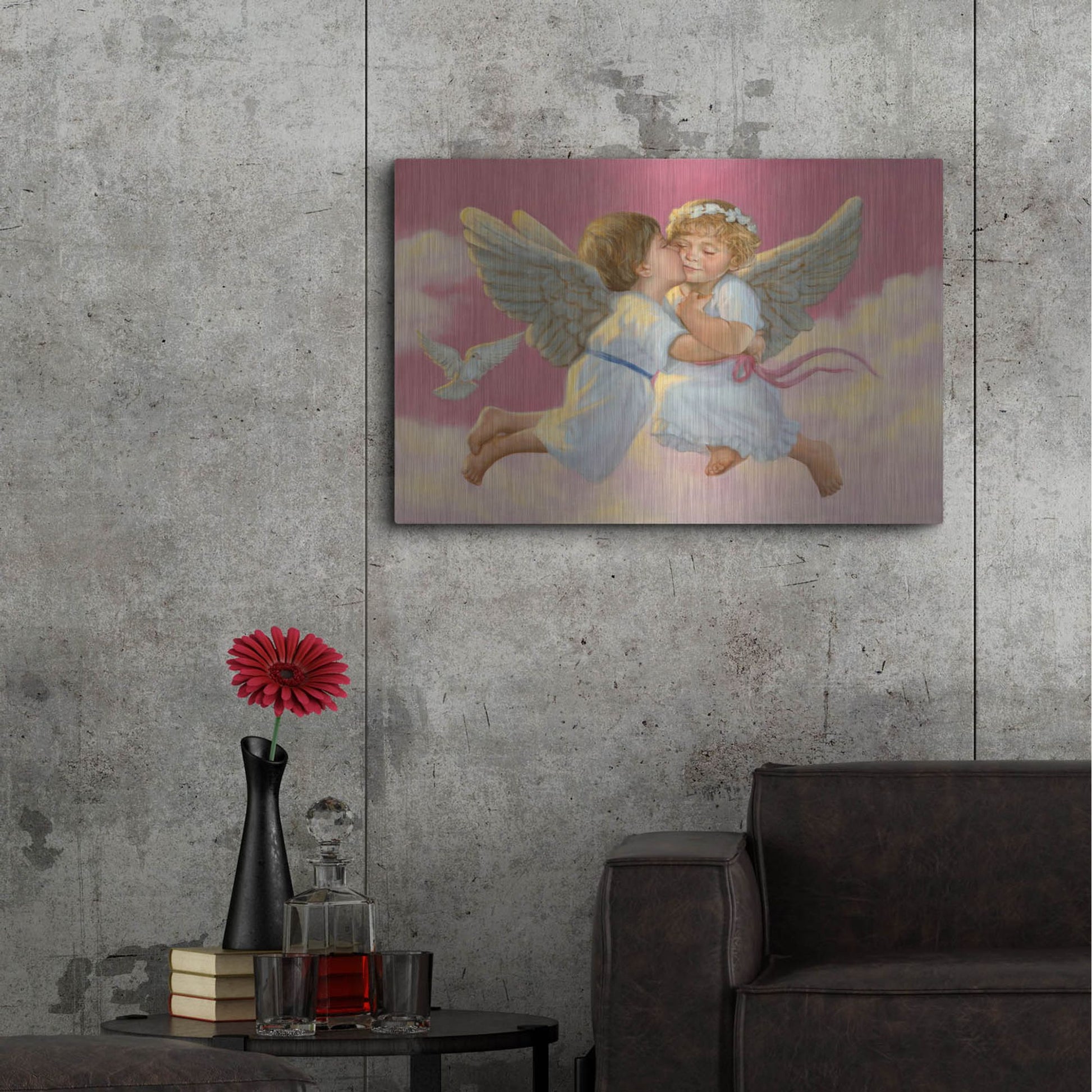 Luxe Metal Art 'February' by David Lindsley, Metal Wall Art,36x24