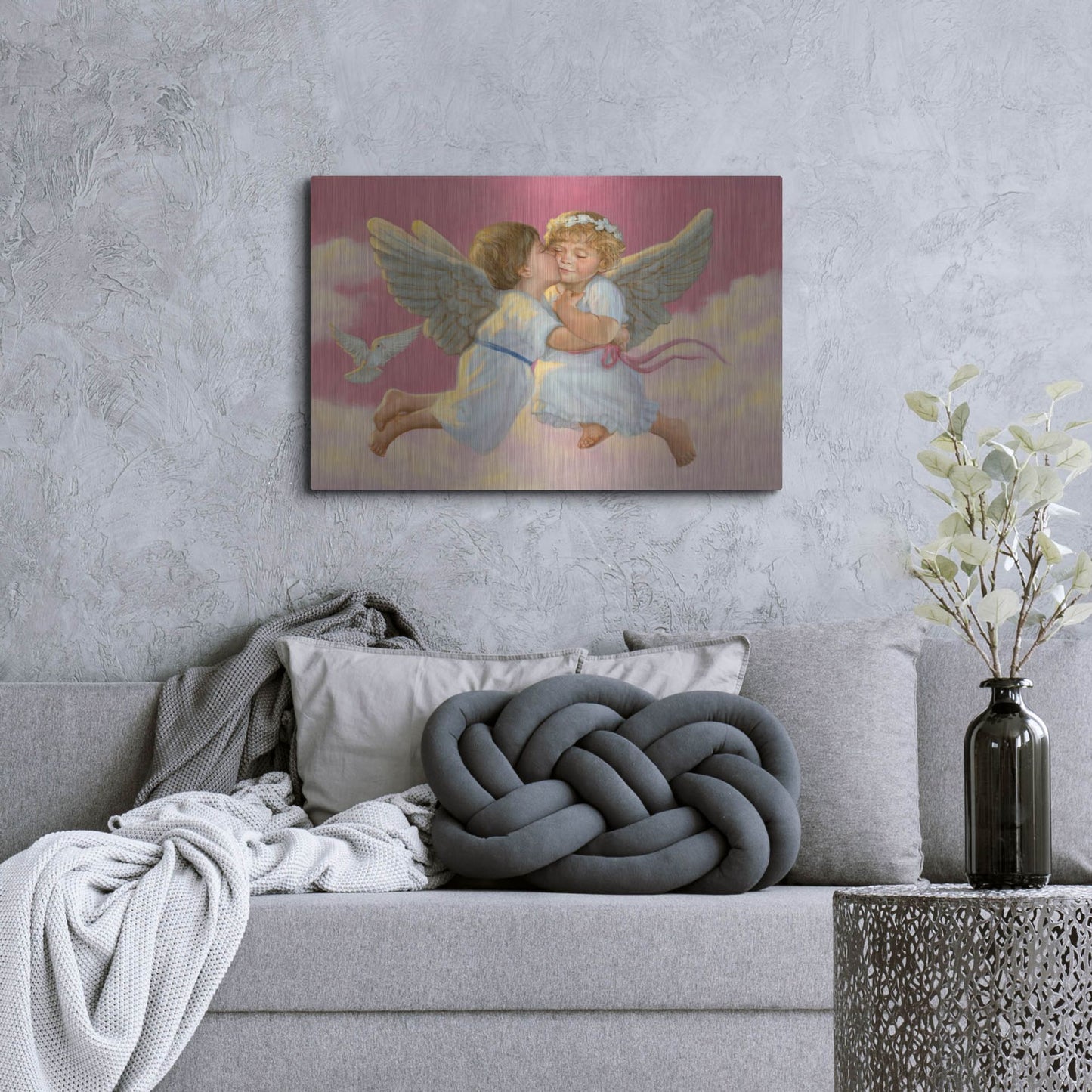 Luxe Metal Art 'February' by David Lindsley, Metal Wall Art,36x24