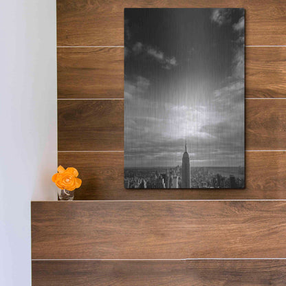 Luxe Metal Art 'NYC Manhattan Sky' by Nina Papiorek, Metal Wall Art,12x16