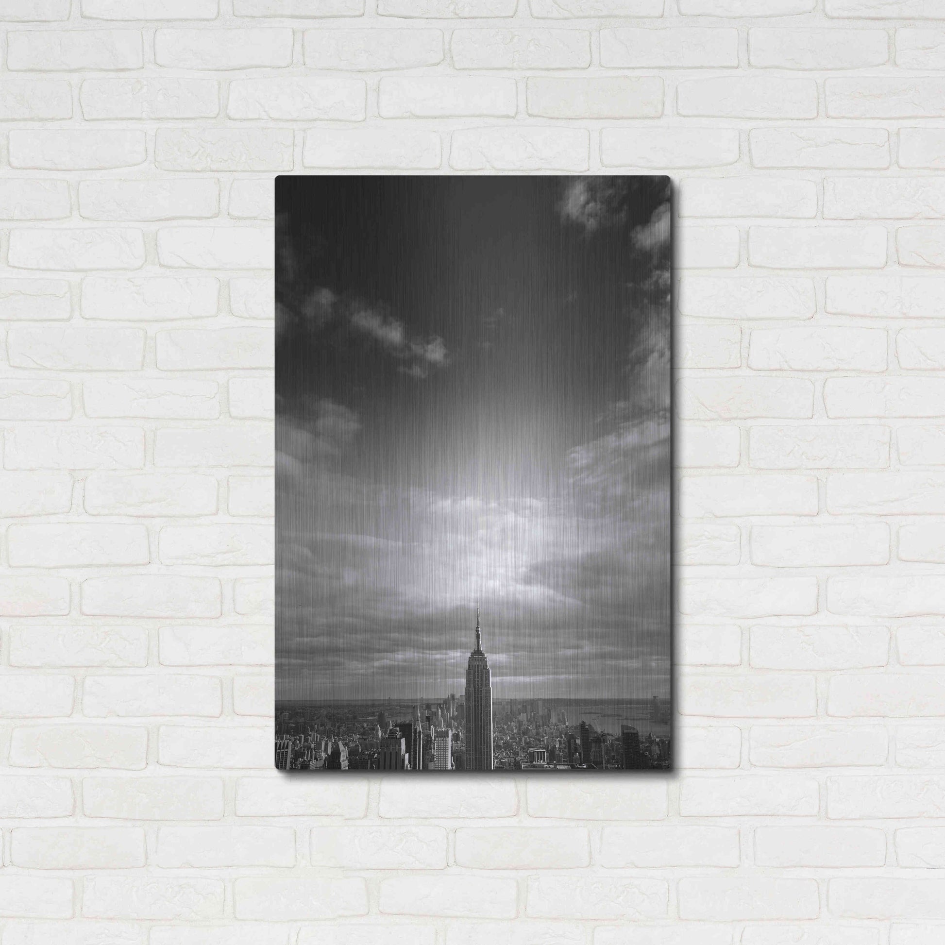 Luxe Metal Art 'NYC Manhattan Sky' by Nina Papiorek, Metal Wall Art,24x36