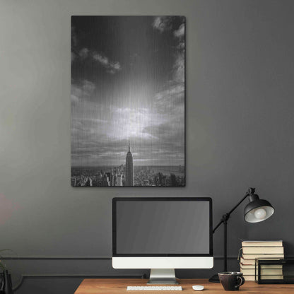 Luxe Metal Art 'NYC Manhattan Sky' by Nina Papiorek, Metal Wall Art,24x36