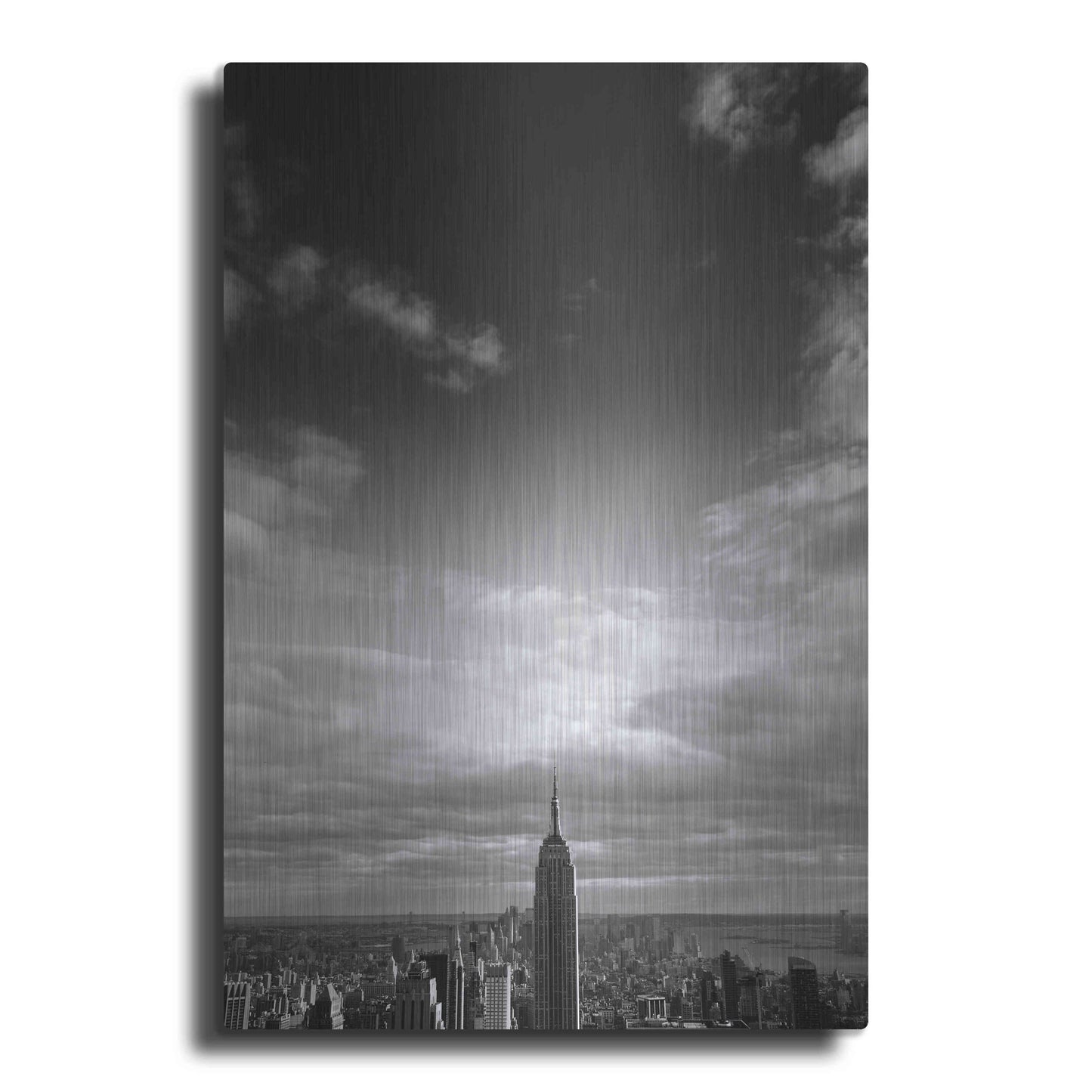 Luxe Metal Art 'NYC Manhattan Sky' by Nina Papiorek, Metal Wall Art