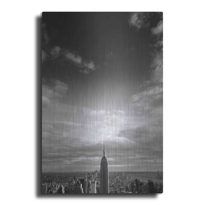 Luxe Metal Art 'NYC Manhattan Sky' by Nina Papiorek, Metal Wall Art