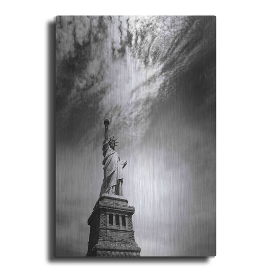 Luxe Metal Art 'NYC Miss Liberty' by Nina Papiorek, Metal Wall Art