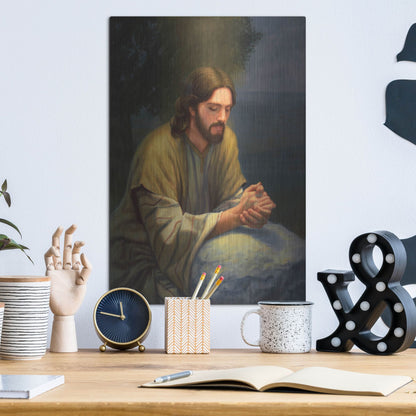 Luxe Metal Art 'The Intercession' by David Lindsley, Metal Wall Art,12x16