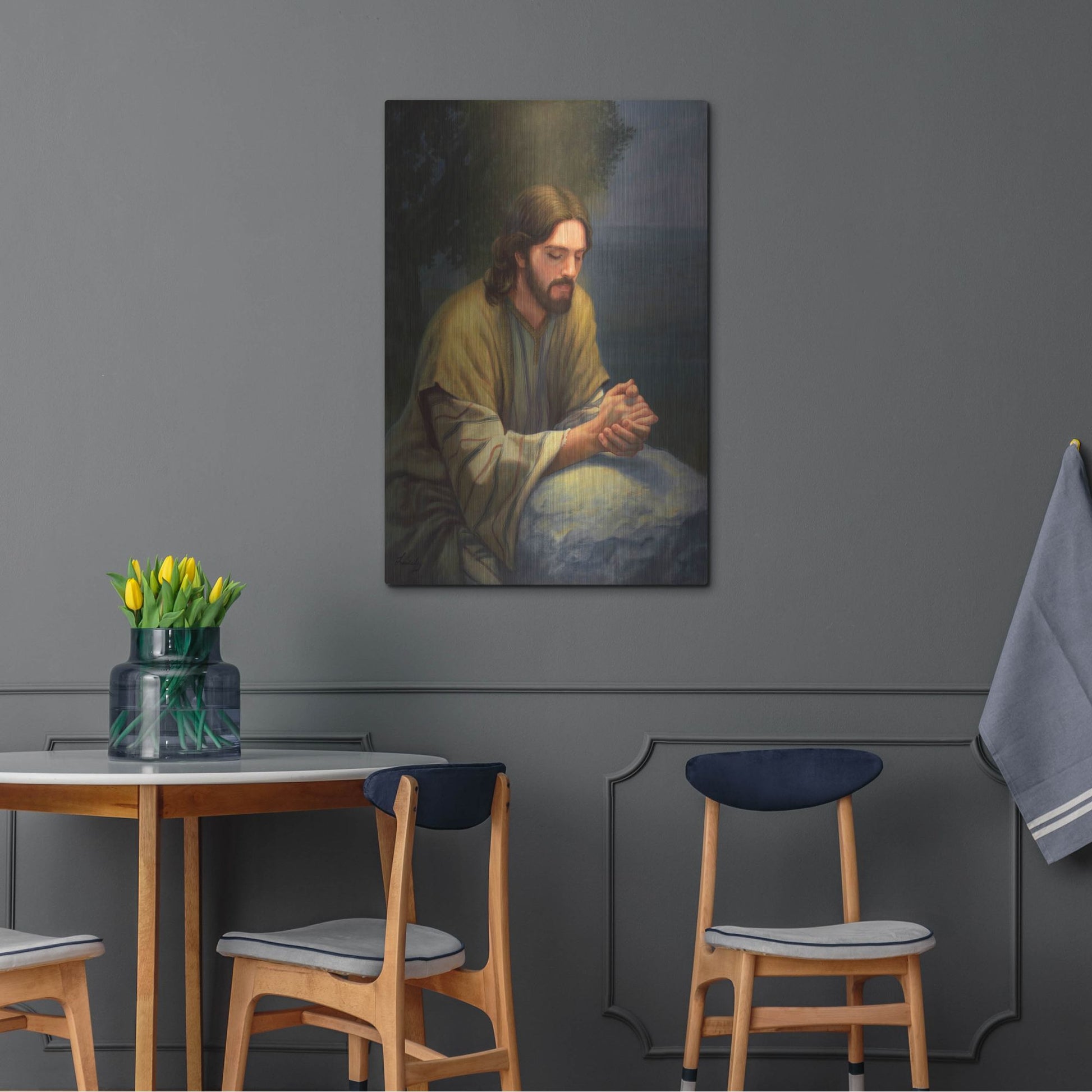 Luxe Metal Art 'The Intercession' by David Lindsley, Metal Wall Art,24x36