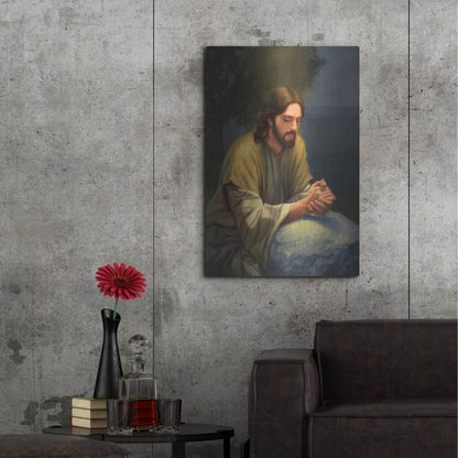 Luxe Metal Art 'The Intercession' by David Lindsley, Metal Wall Art,24x36