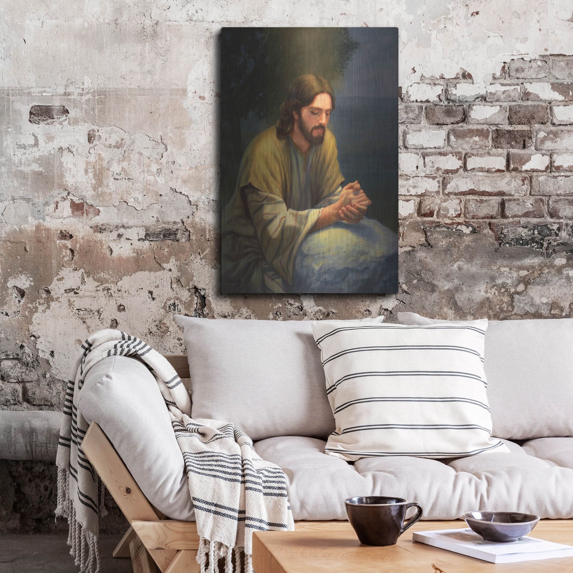 Luxe Metal Art 'The Intercession' by David Lindsley, Metal Wall Art,24x36