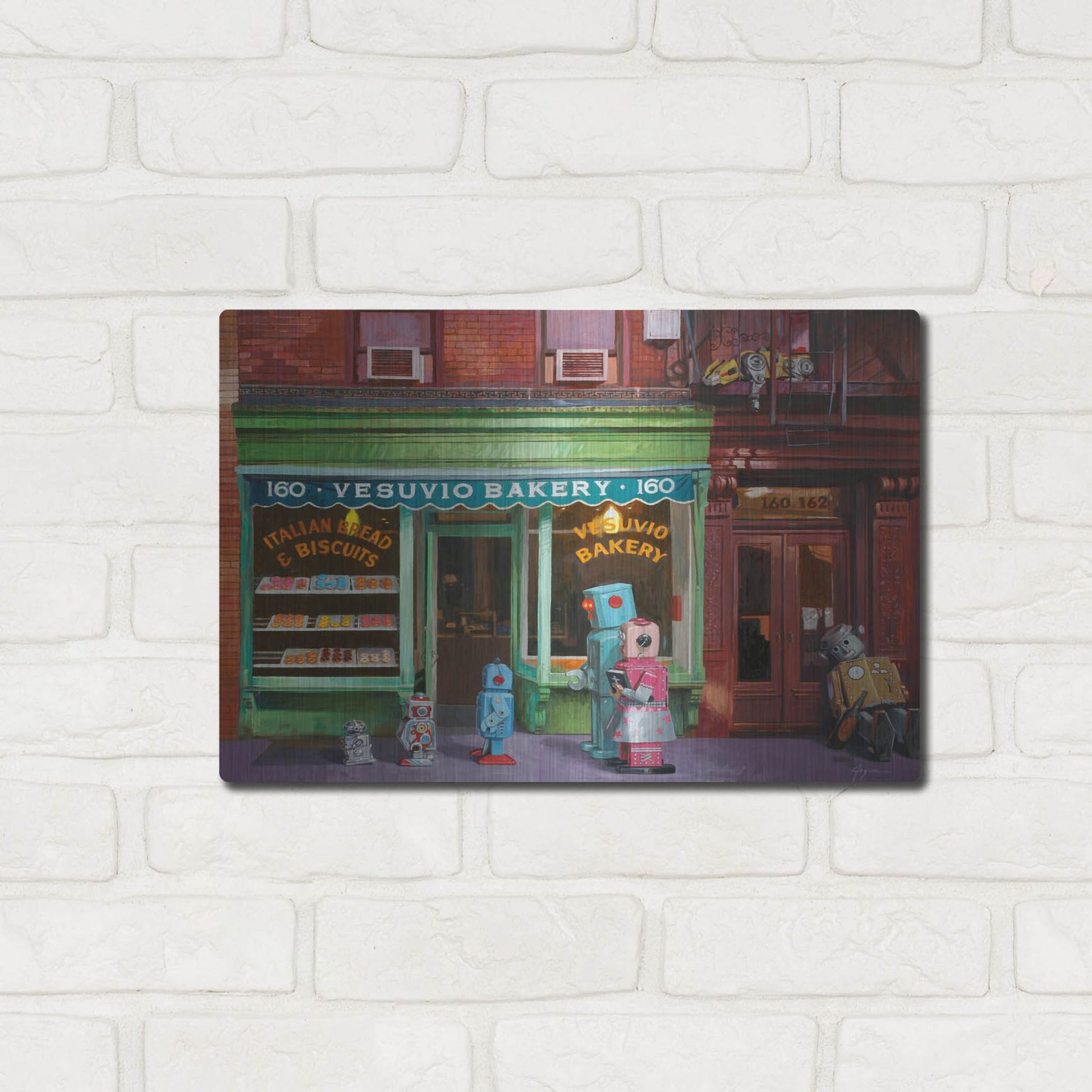 Luxe Metal Art 'Lost And Found' by Eric Joyner, Metal Wall Art,16x12