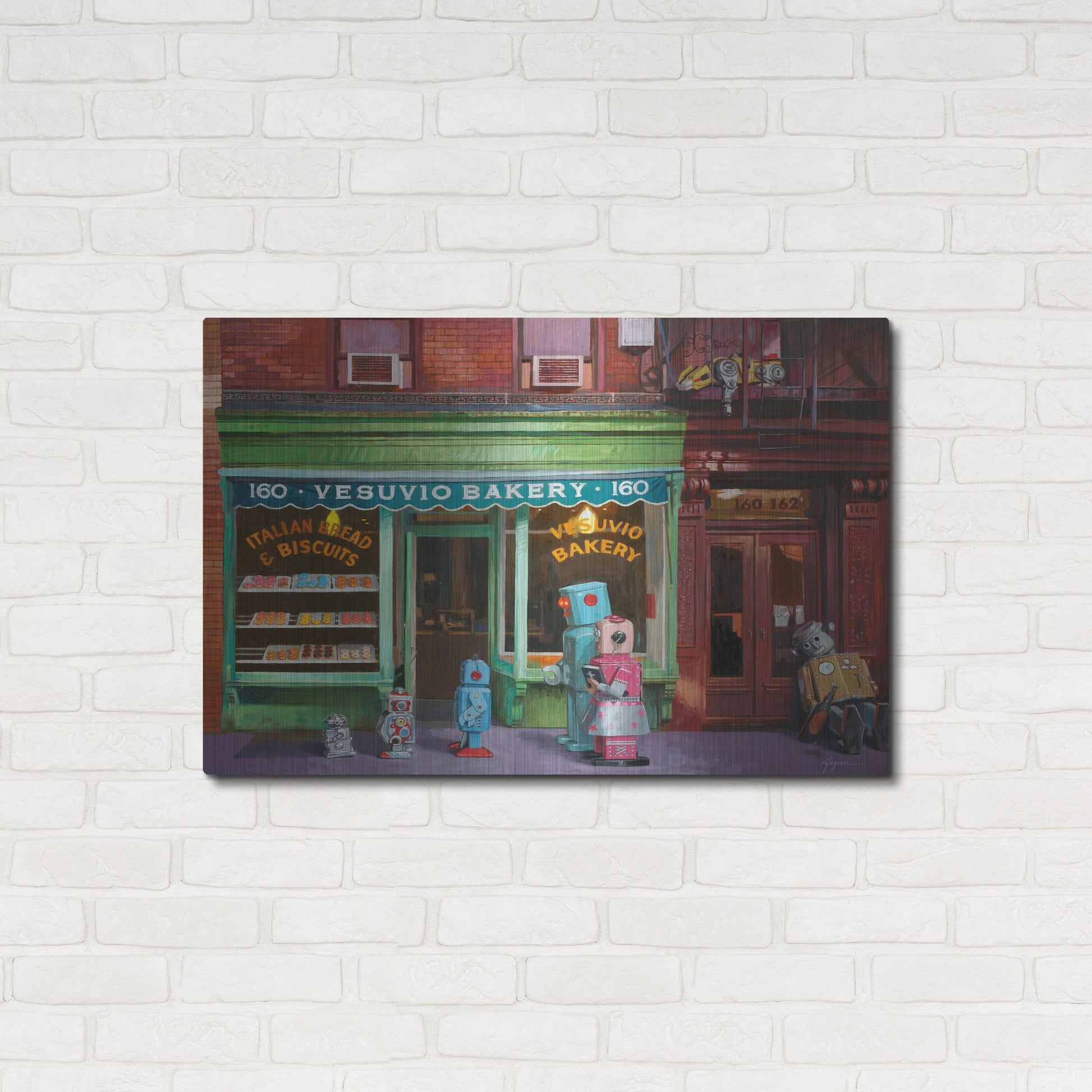 Luxe Metal Art 'Lost And Found' by Eric Joyner, Metal Wall Art,36x24