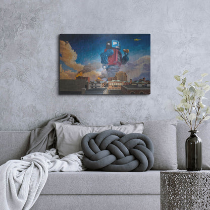 Luxe Metal Art 'Lunchtime' by Eric Joyner, Metal Wall Art,36x24