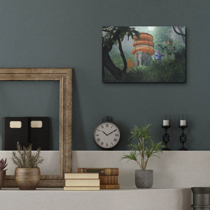 Luxe Metal Art 'On Tiger Mountain' by Eric Joyner, Metal Wall Art,16x12