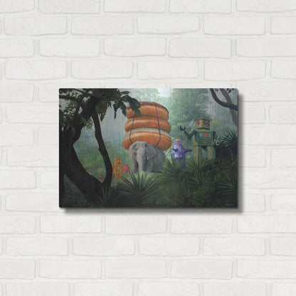 Luxe Metal Art 'On Tiger Mountain' by Eric Joyner, Metal Wall Art,24x16