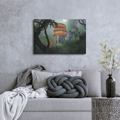 Luxe Metal Art 'On Tiger Mountain' by Eric Joyner, Metal Wall Art,36x24