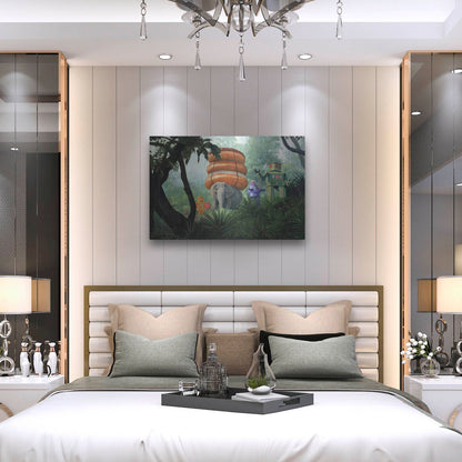 Luxe Metal Art 'On Tiger Mountain' by Eric Joyner, Metal Wall Art,36x24