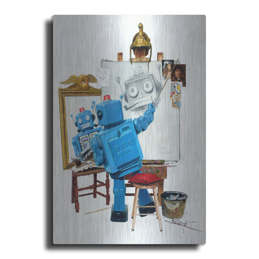 Luxe Metal Art 'Selfie' by Eric Joyner, Metal Wall Art