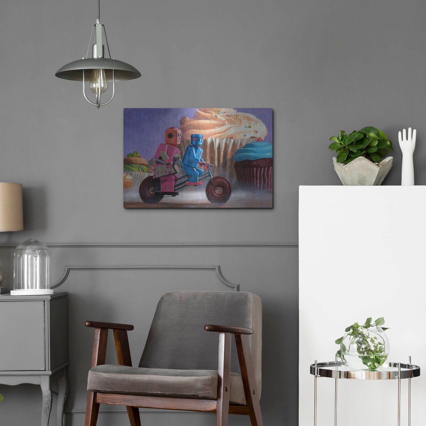 Luxe Metal Art 'Misty Path' by Eric Joyner, Metal Wall Art,24x16