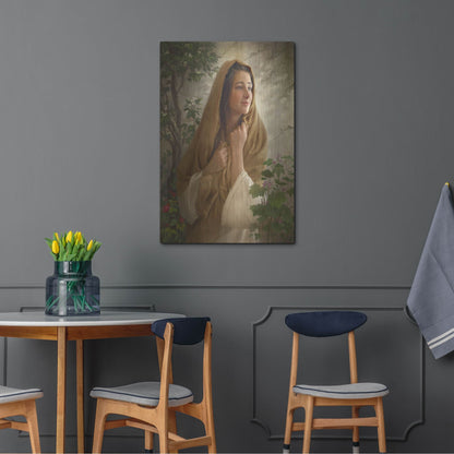 Luxe Metal Art 'Mary Kept All These Things' by Howard Lyon, Metal Wall Art,24x36