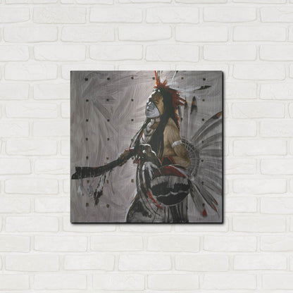 Luxe Metal Art 'Ben Yahola' by J. E. Knauf, Metal Wall Art,24x24