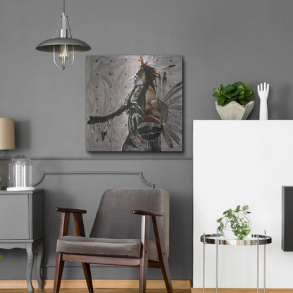 Luxe Metal Art 'Ben Yahola' by J. E. Knauf, Metal Wall Art,24x24