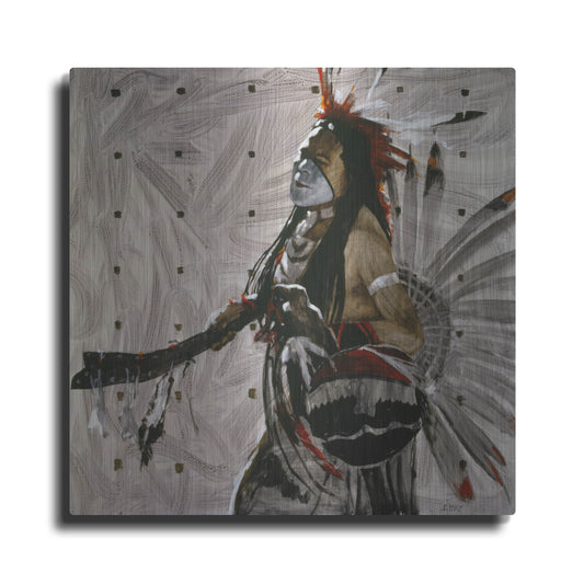 Luxe Metal Art 'Ben Yahola' by J. E. Knauf, Metal Wall Art