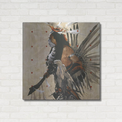 Luxe Metal Art 'Ben Yahola I I I' by J. E. Knauf, Metal Wall Art,36x36