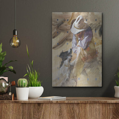 Luxe Metal Art 'Marching Orders' by J. E. Knauf, Metal Wall Art,12x16