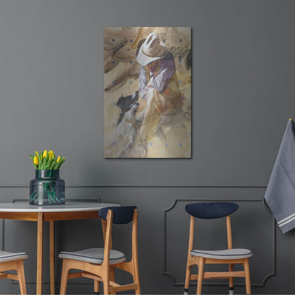 Luxe Metal Art 'Marching Orders' by J. E. Knauf, Metal Wall Art,24x36