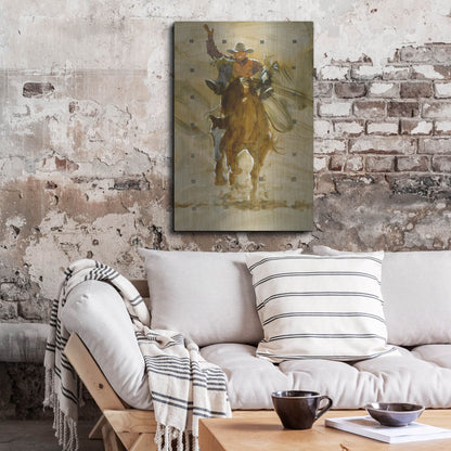 Luxe Metal Art 'Holdin' On' by J. E. Knauf, Metal Wall Art,24x36