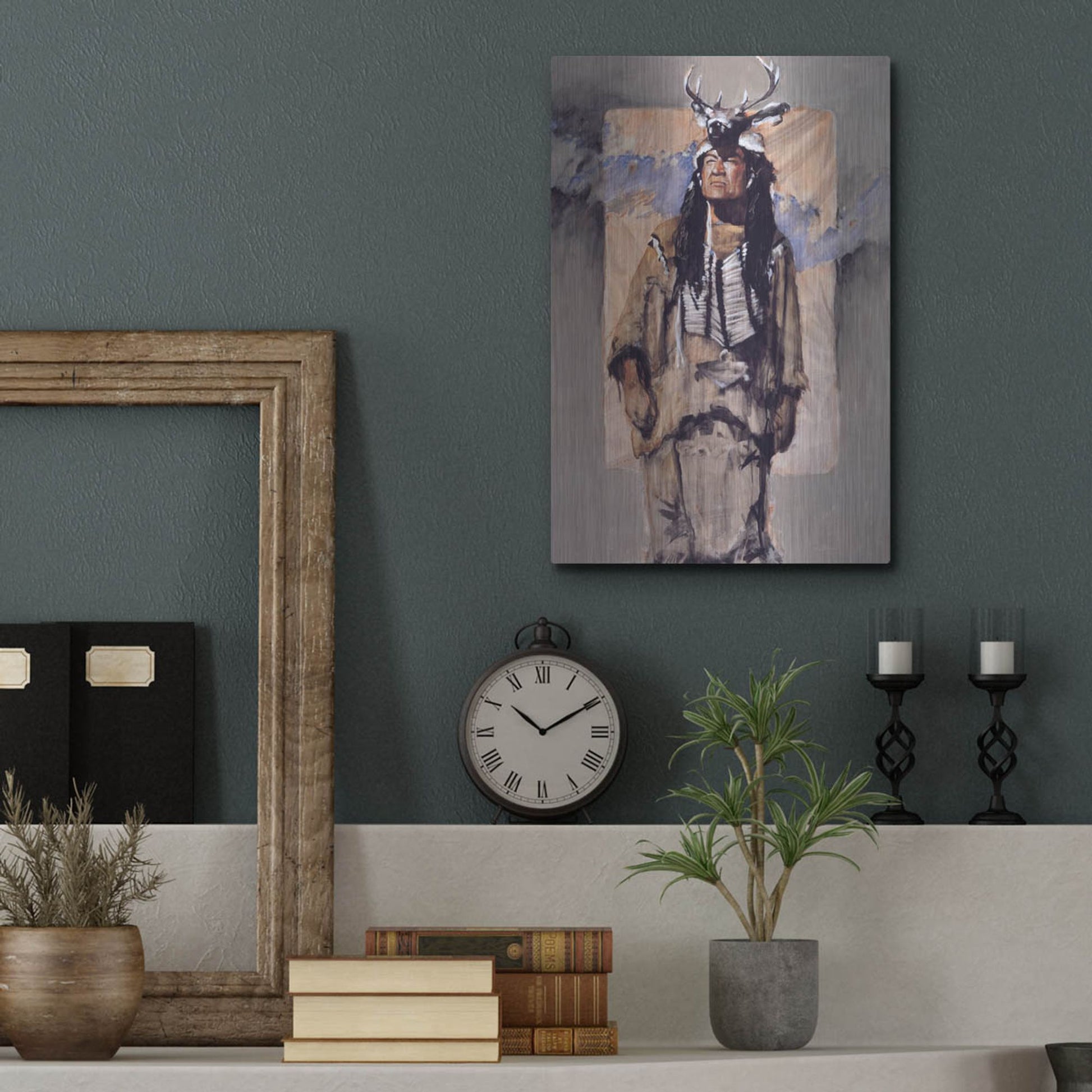 Luxe Metal Art 'Shared Vision' by J. E. Knauf, Metal Wall Art,12x16
