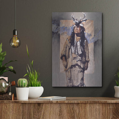 Luxe Metal Art 'Shared Vision' by J. E. Knauf, Metal Wall Art,12x16