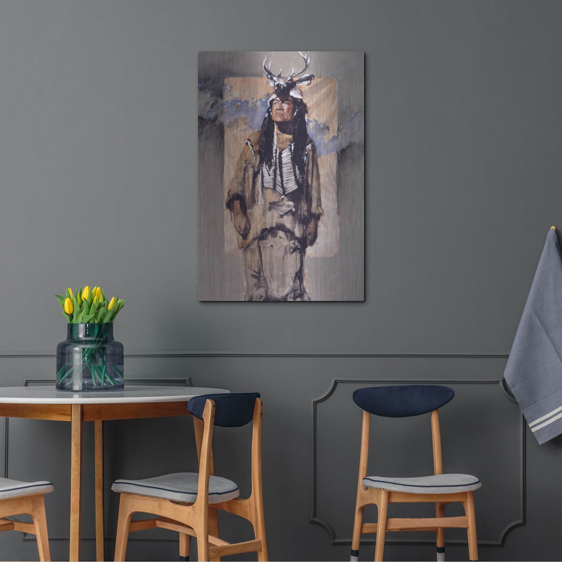 Luxe Metal Art 'Shared Vision' by J. E. Knauf, Metal Wall Art,24x36