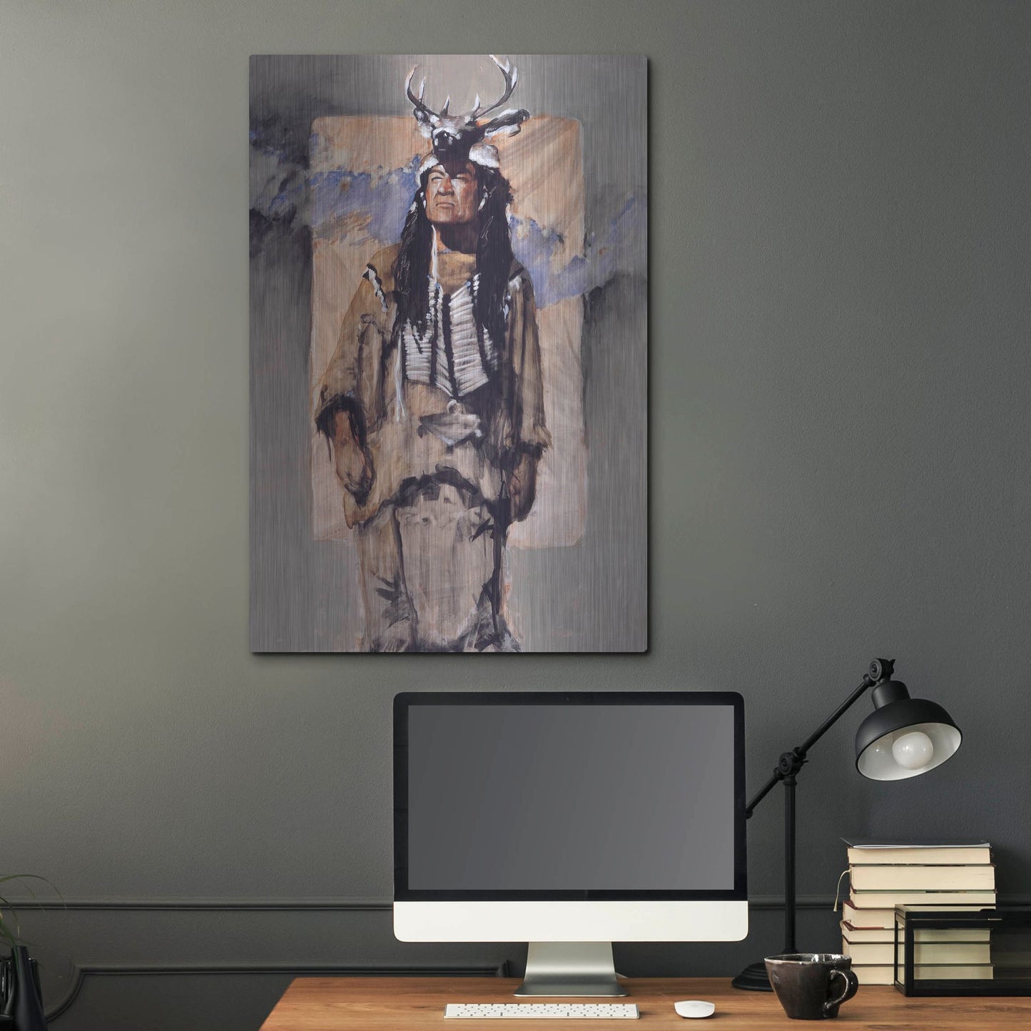 Luxe Metal Art 'Shared Vision' by J. E. Knauf, Metal Wall Art,24x36
